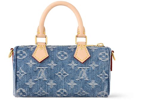 denim speedy lv|lv monogram denim.